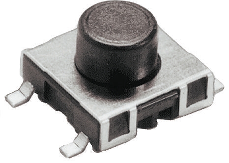 Schurter IP67 Tactile Switch, SPST 50 mA @ 42 V dc 1.3mm