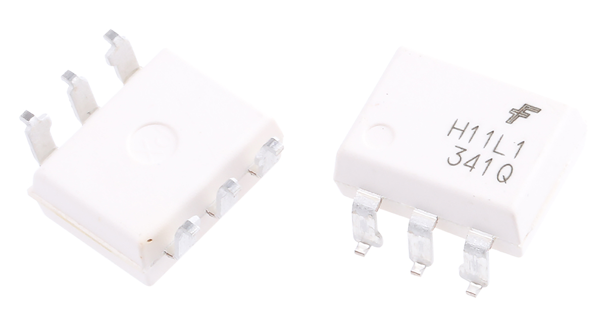onsemi, H11L1SR2M DC Input Logic Gate Output Optocoupler, Surface Mount, 6-Pin PDIP