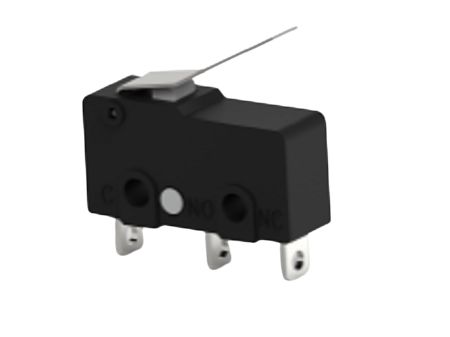 TE Connectivity Lever Snap Action Micro Switch, Solder Terminal, 3A at 30VDC, 3A at 250VAC, 5A at 125VAC, SPDT