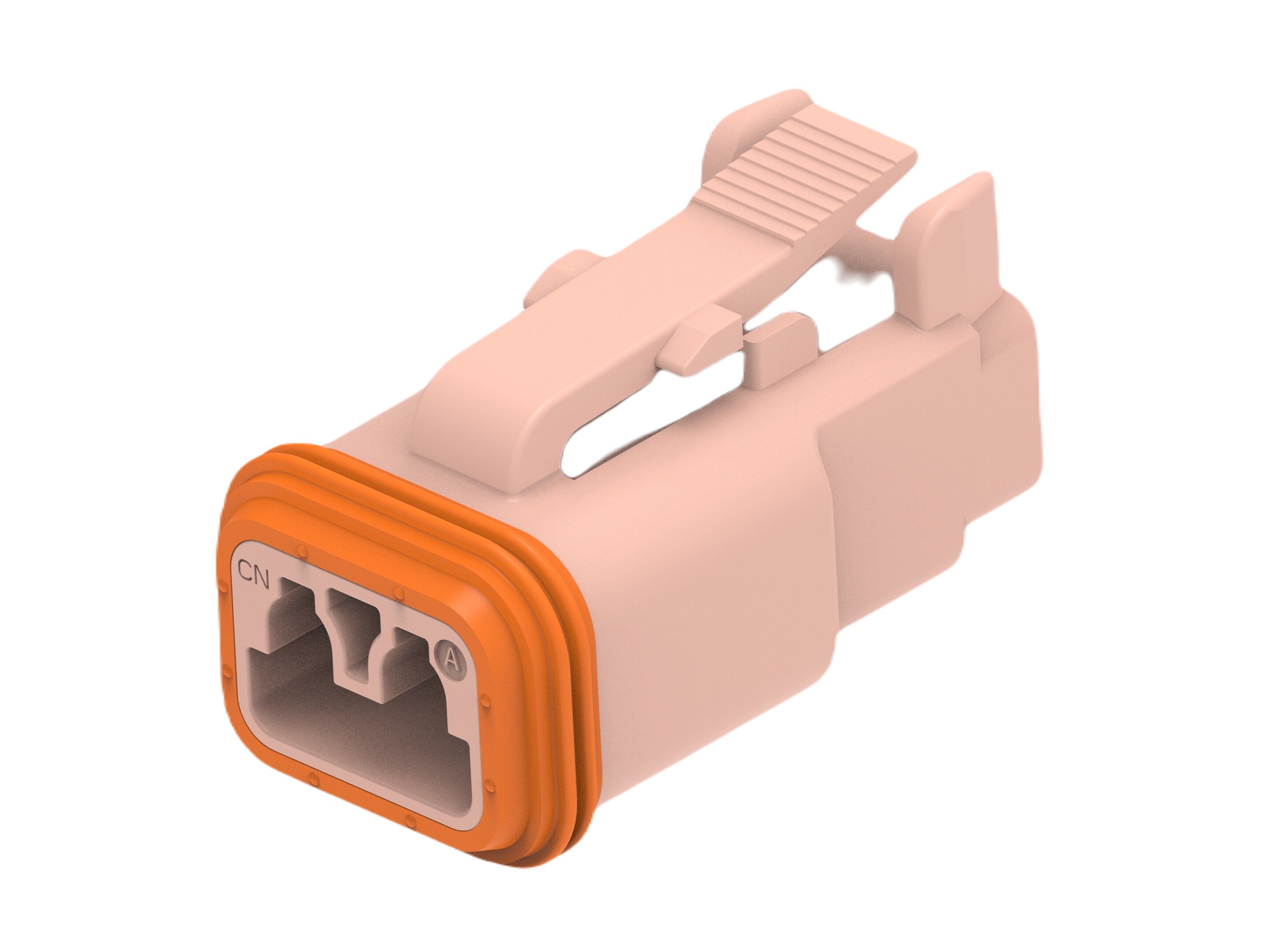 TE Connectivity, DT06-2S Automotive Connector Socket Brown Cable 2 Way, Cable Termination DT06-2S-TN09