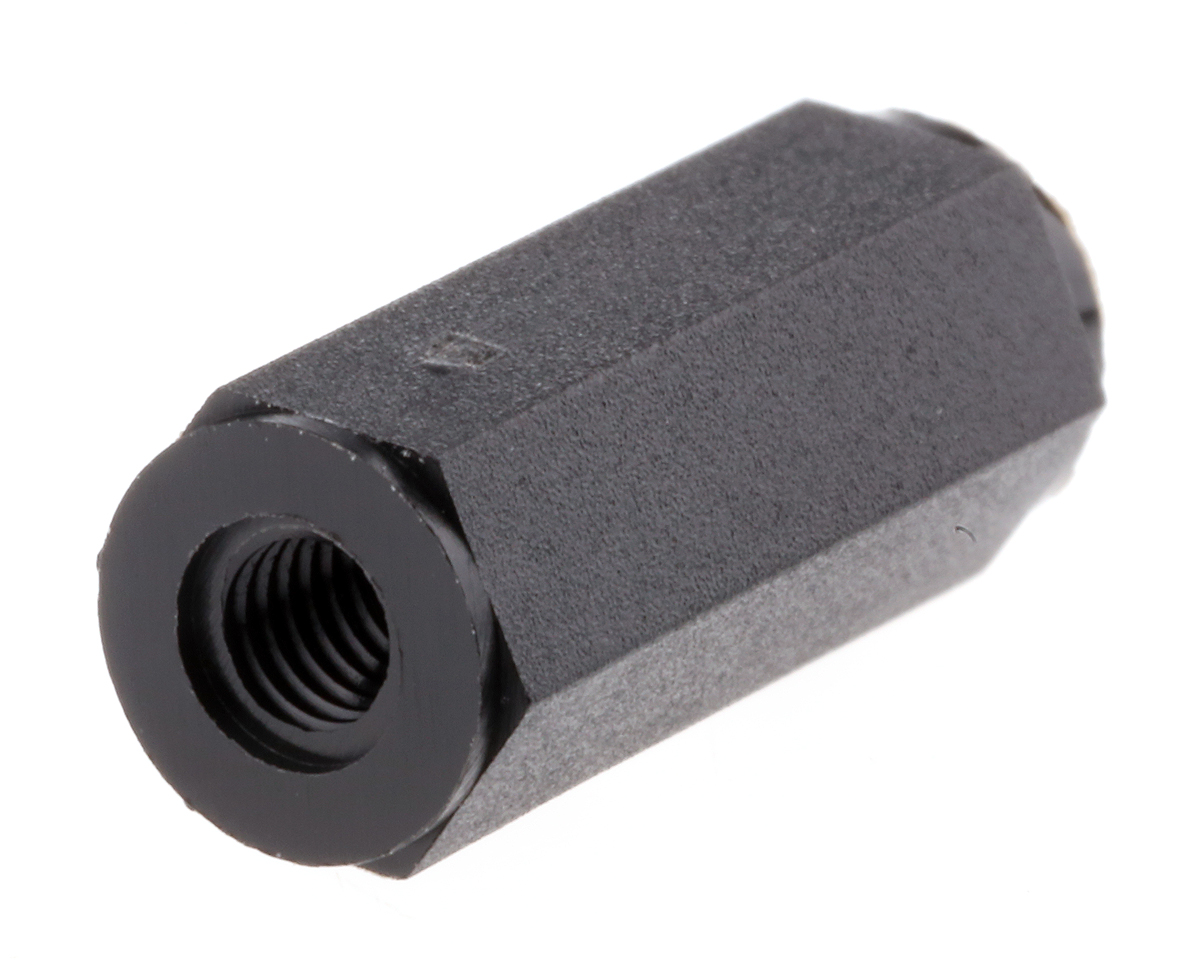 Essentra Threaded Standoff, M3 Thread, 15mm Body, Nylon, Female/Female