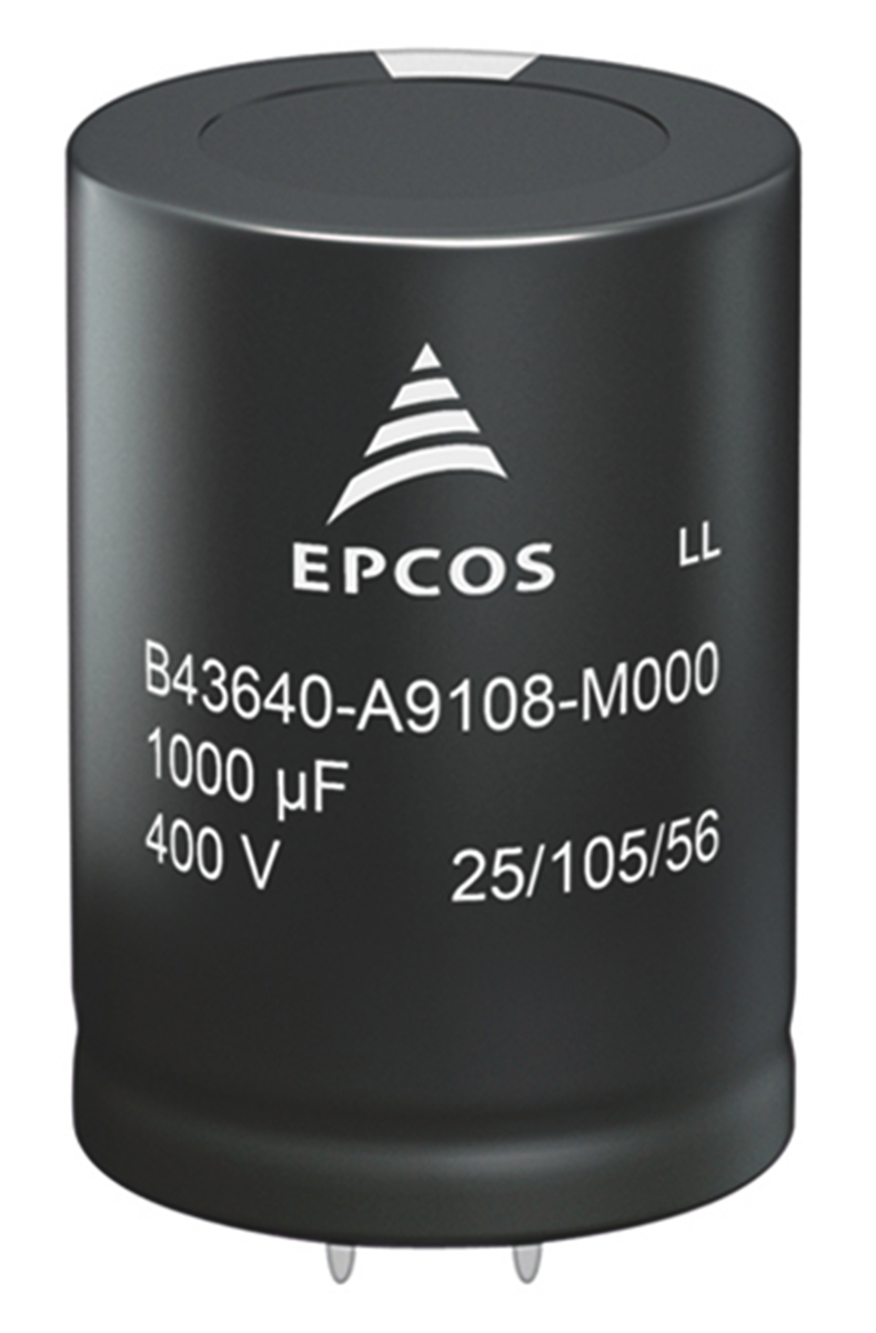 EPCOS 820μF Aluminium Electrolytic Capacitor 400V dc, Snap-In - B43644E9827M060