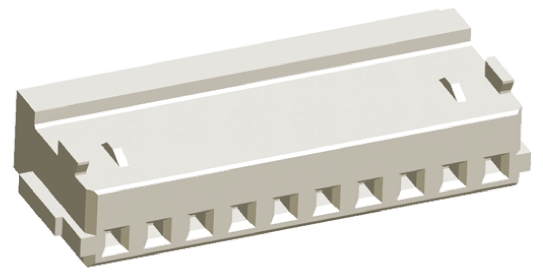 TE Connectivity, AMP Mini CT Female Connector Housing, 1.5mm Pitch, 10 Way, 1 Row