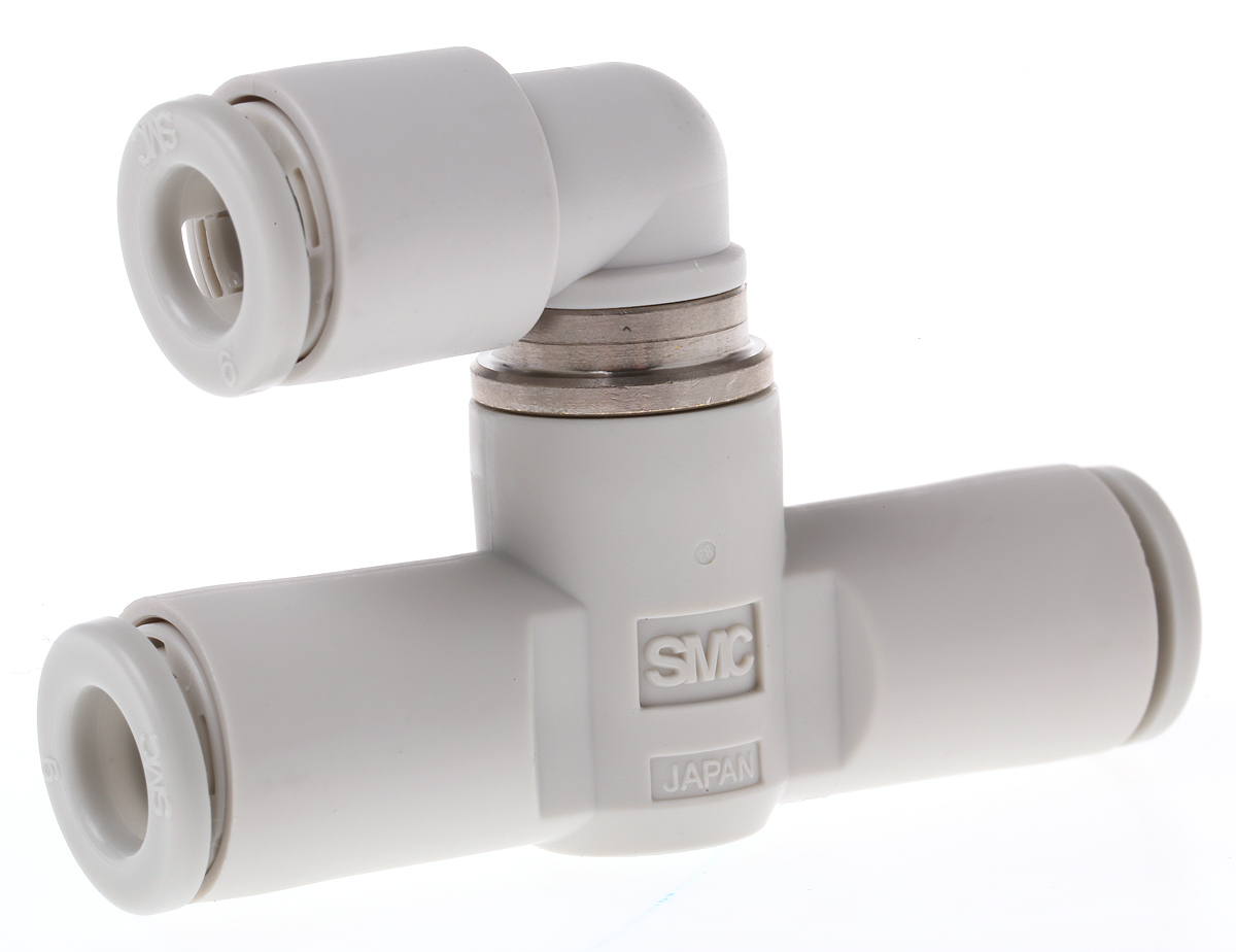 SMC Exhaust Valve Connector, x 1 MPa, Tube, 6mm