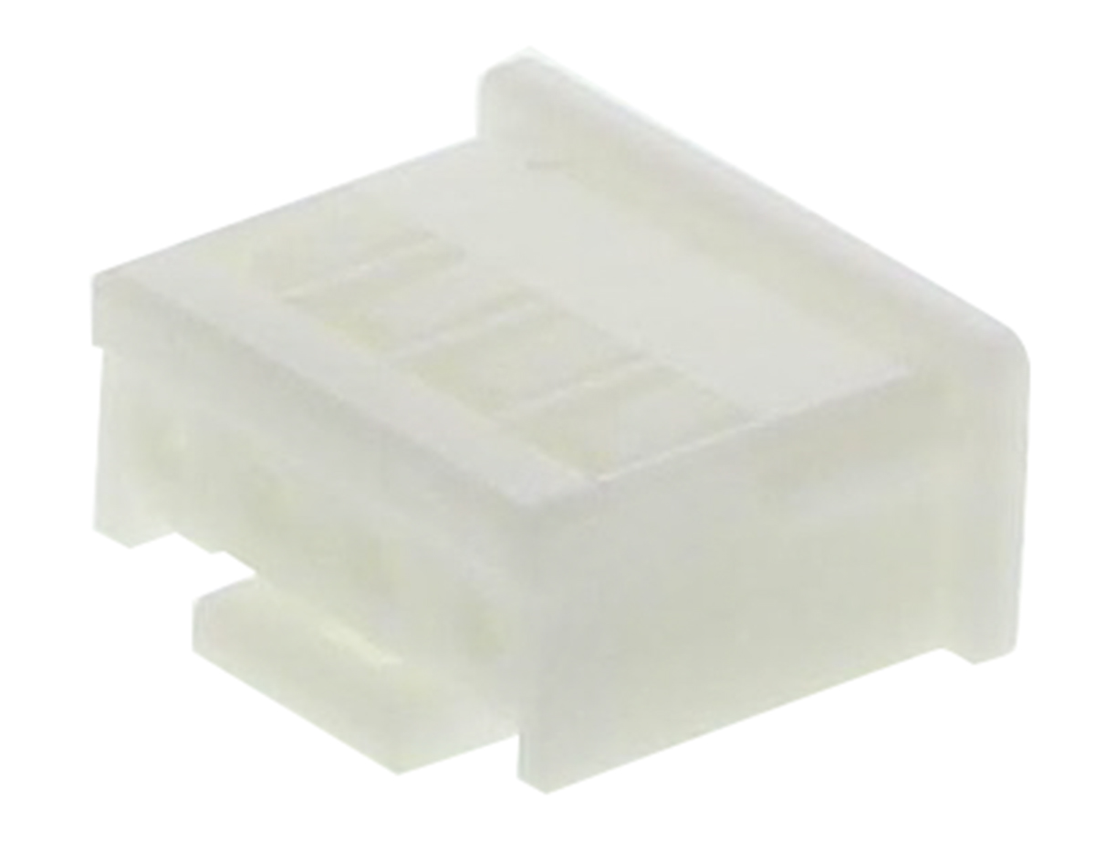 JST, XA Female Connector Housing, 2.5mm Pitch, 4 Way, 1 Row