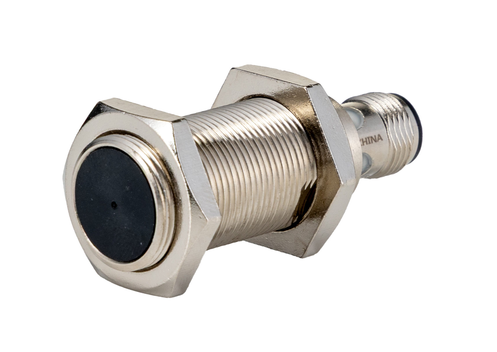 Omron Inductive Threaded Barrel Proximity Sensor, M18, 8 mm Detection, NPN NO, 10 → 30 V dc