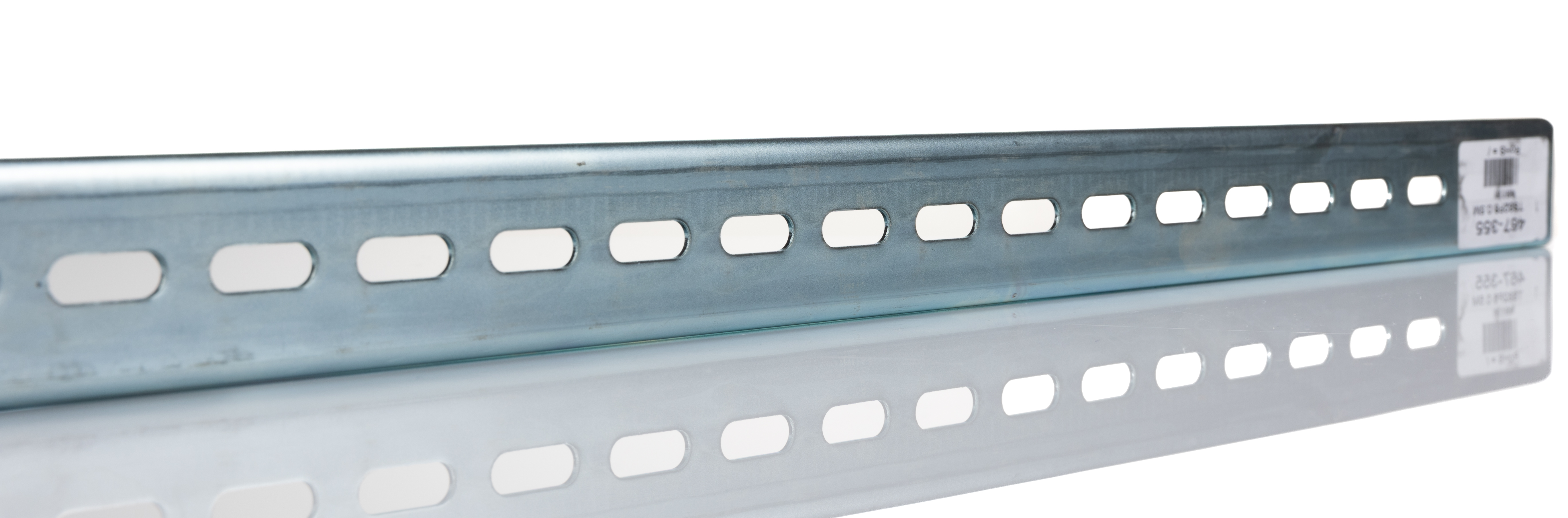 RS PRO Steel Perforated DIN Rail, G Compatible, 500mm x 32mm x 15mm