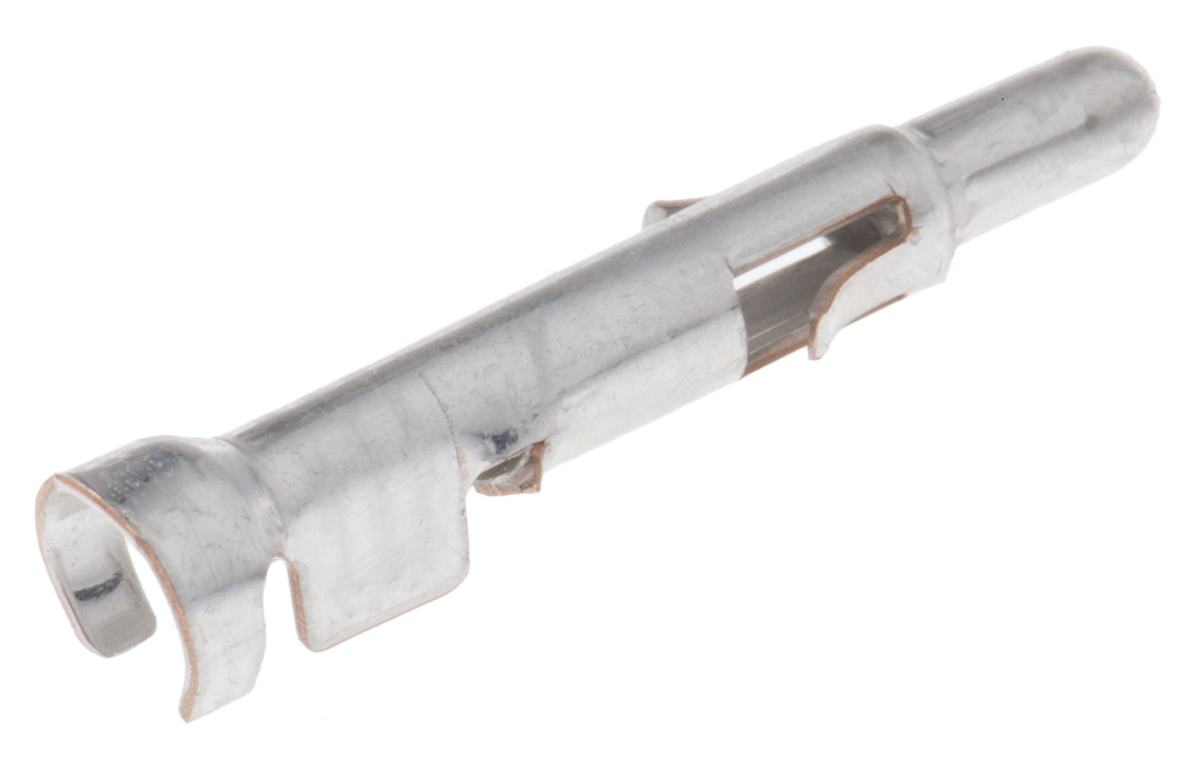 TE Connectivity Universal MATE-N-LOK Series Male Crimp Terminal, 20AWG Min, 14AWG Max