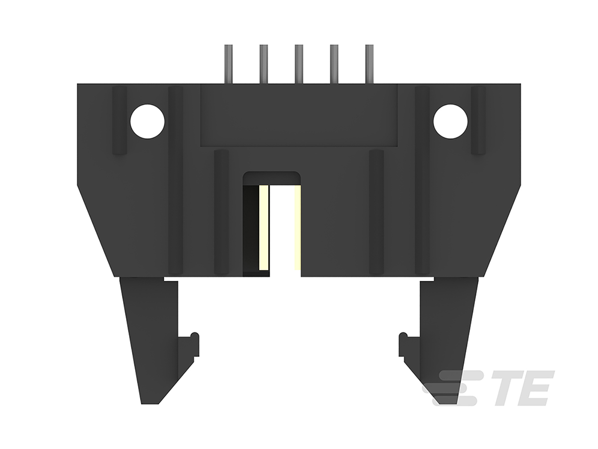 TE Connectivity AMP-LATCH Series Straight Through Hole PCB Header, 10 Contact(s), 2.54 mm Pitch, 2 Row, Shrouded