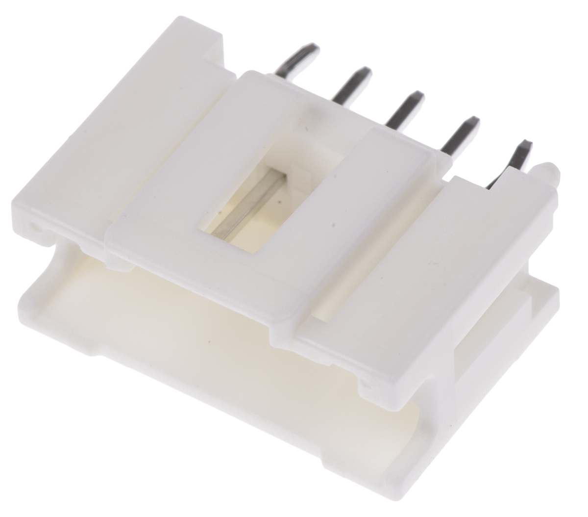 Molex MicroClasp Series Straight Through Hole PCB Header, 5 Contact(s), 2 mm Pitch, 1 Row, Shrouded