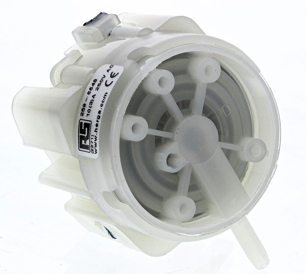 Herga Pressure Sensor, 12.5mbar Min, 62mbar Max, Relay Output