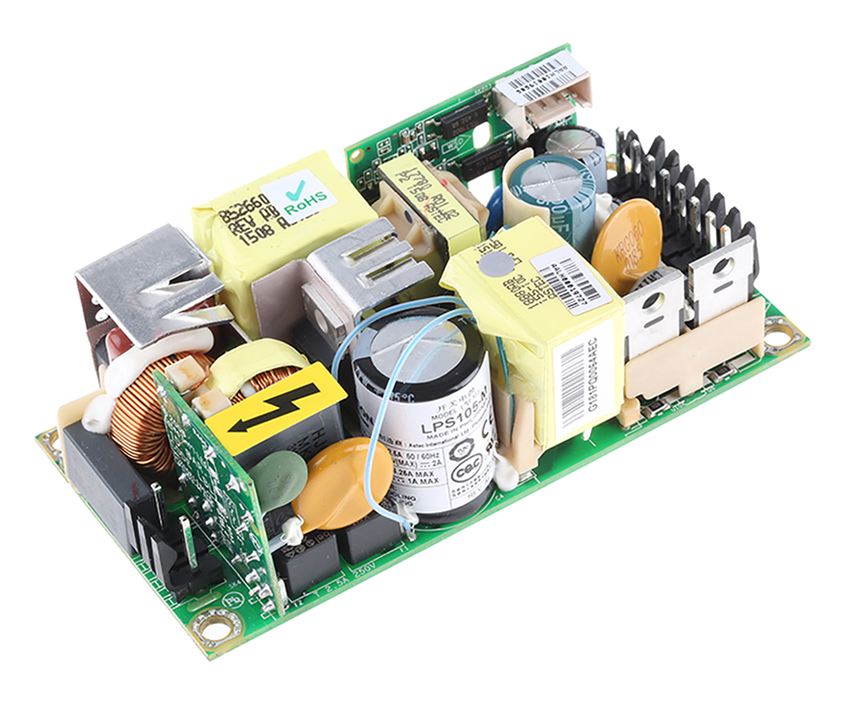 Artesyn Switching Power Supply, LPS105-M, 24V dc, 6.3A, 100W, 1 Output, 120 → 300 V dc, 90 → 264 V ac