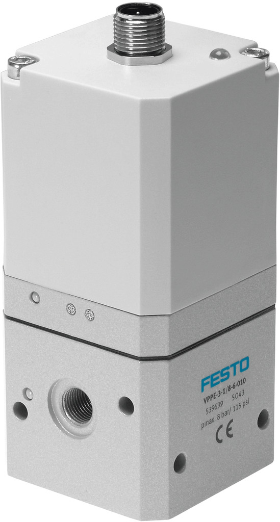 Festo G 1/8 Pneumatic Regulator - 0.15bar to 6bar, 1/8 in, 8bar max. input, 539639