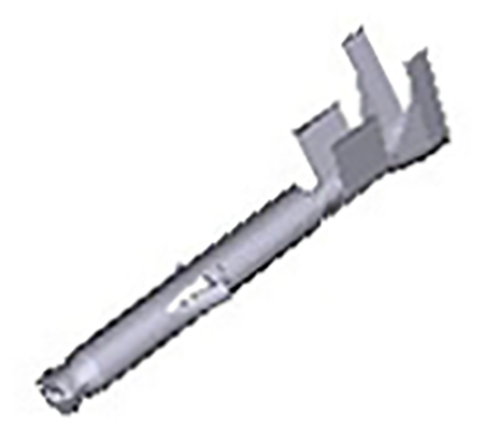 TE Connectivity Mini-Universal MATE-N-LOK Series Female Crimp Terminal, 22AWG Min, 18AWG Max