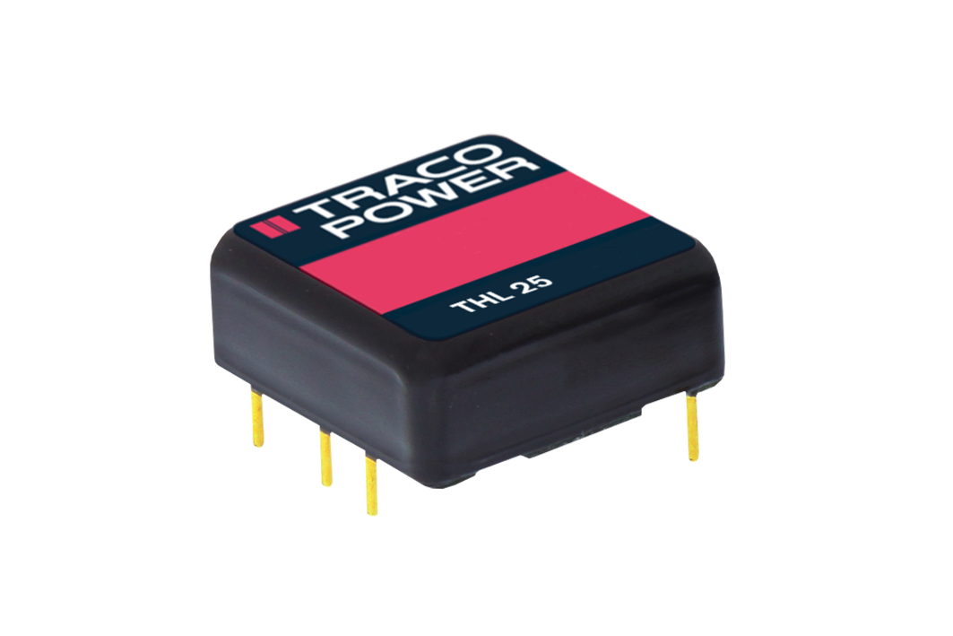 TRACOPOWER THL 25 DC-DC Converter, 5V dc/ 5A Output, 18 → 36 V dc Input, 25W, Through Hole, +80°C Max Temp -40°C