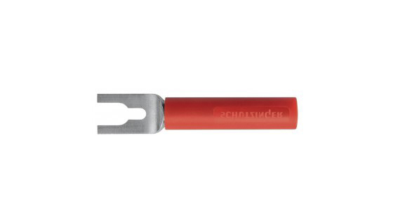 Schutzinger Red Female Banana Socket, 4 mm Connector, 20A, 1000V, Nickel Plating