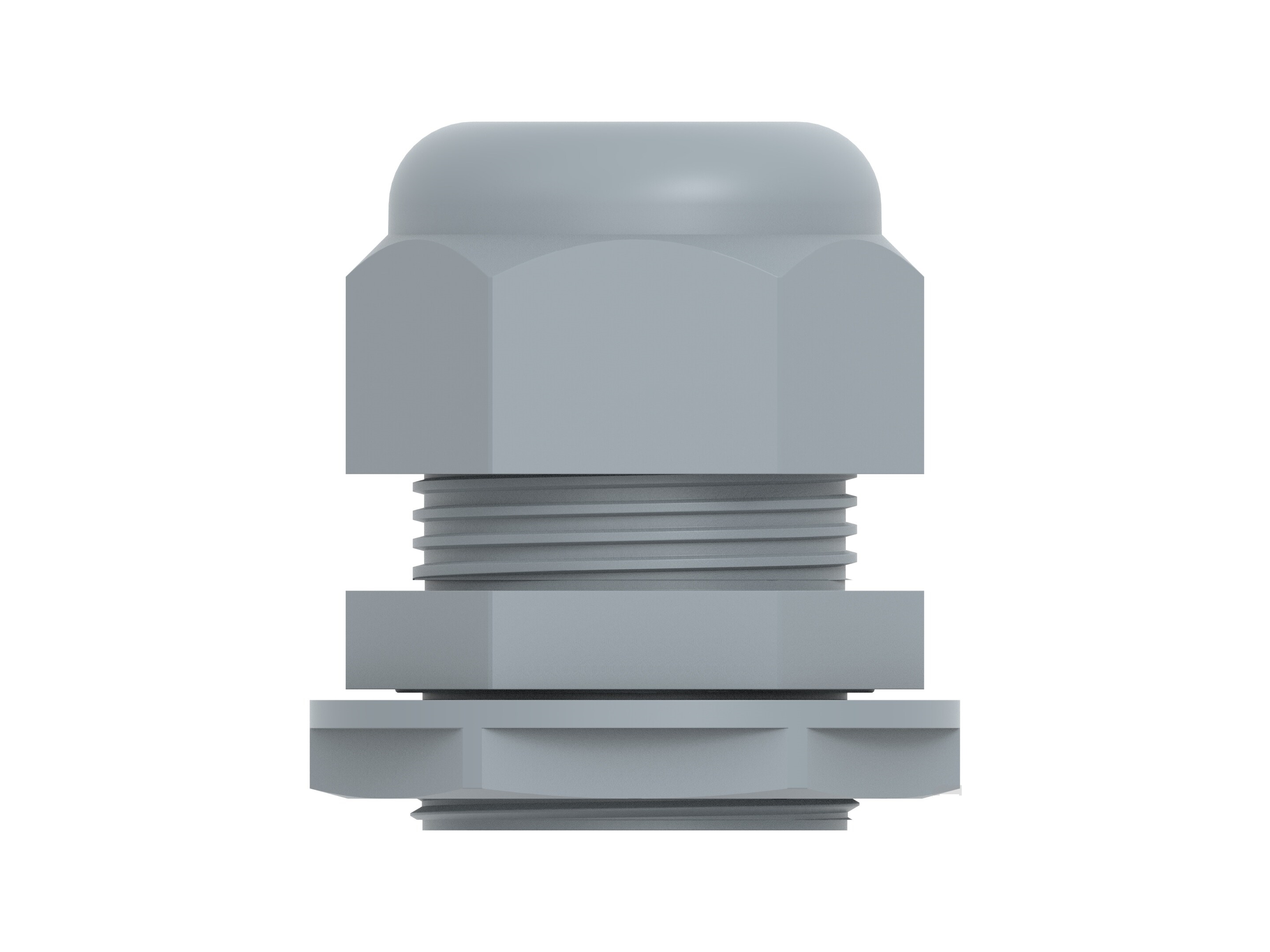 Entrelec 1SNG Series Grey PA 6 Cable Gland, M32 Thread, 15mm min., 21mm max., IP66, IP68