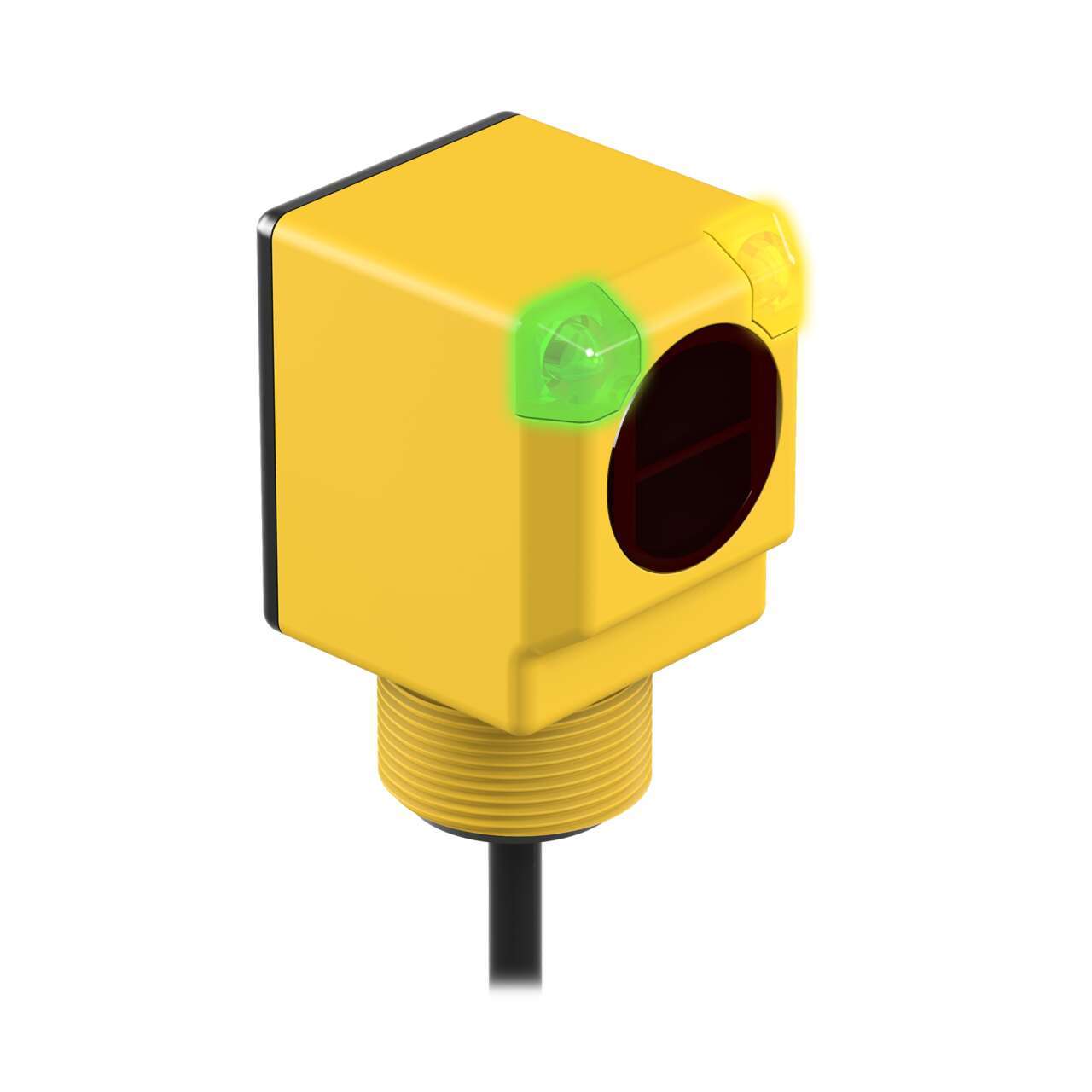 Banner Suppression Photoelectric Sensor, Rectangular Sensor, 200 mm Detection Range