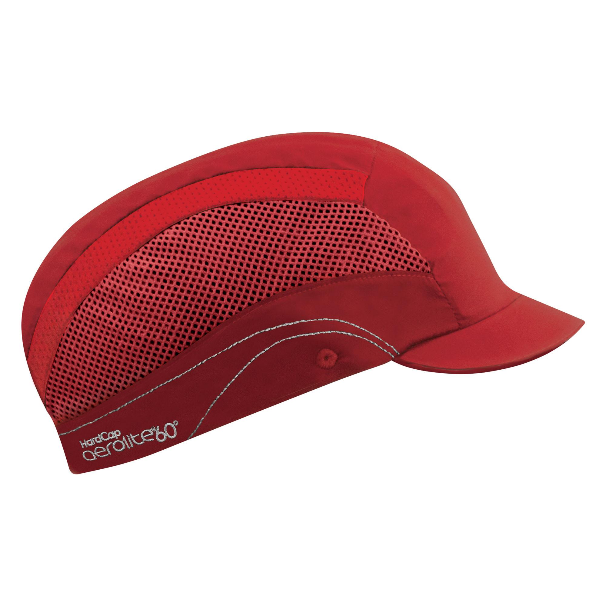 JSP Red Micro Bump Cap, HDPE Protective Material