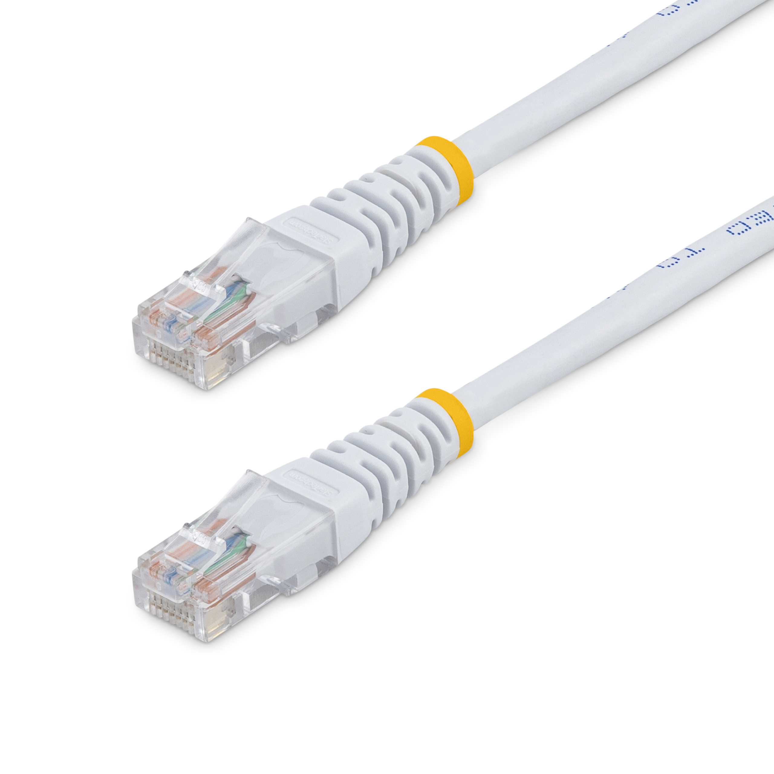 StarTech.com, 15m Cat5e, White RJ45 to Male RJ45 Male, U/UTP Unshielded, Terminated PVC Sheath