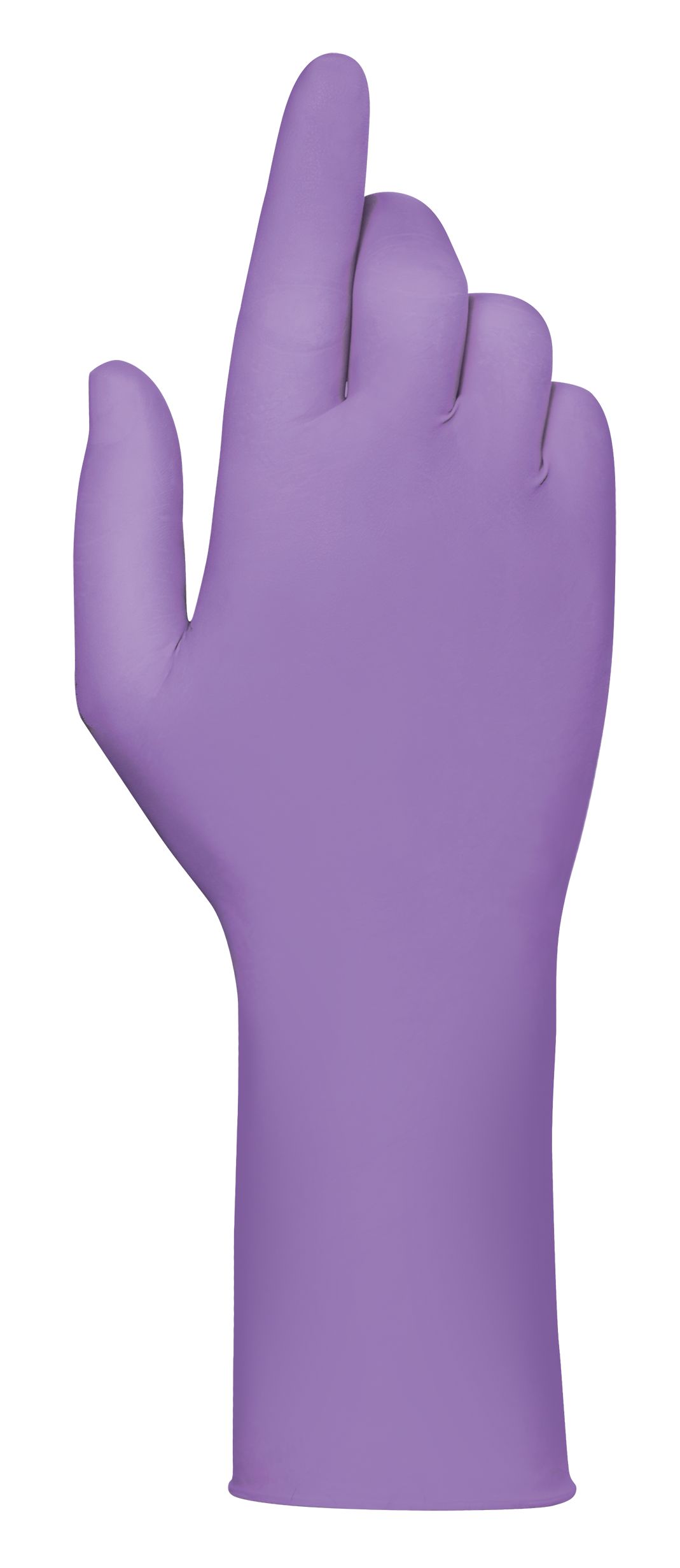 Mapa TRILITES 985 Violet Latex, Neoprene, Nitrile Disposable Gloves, Size 6, 100 per Pack