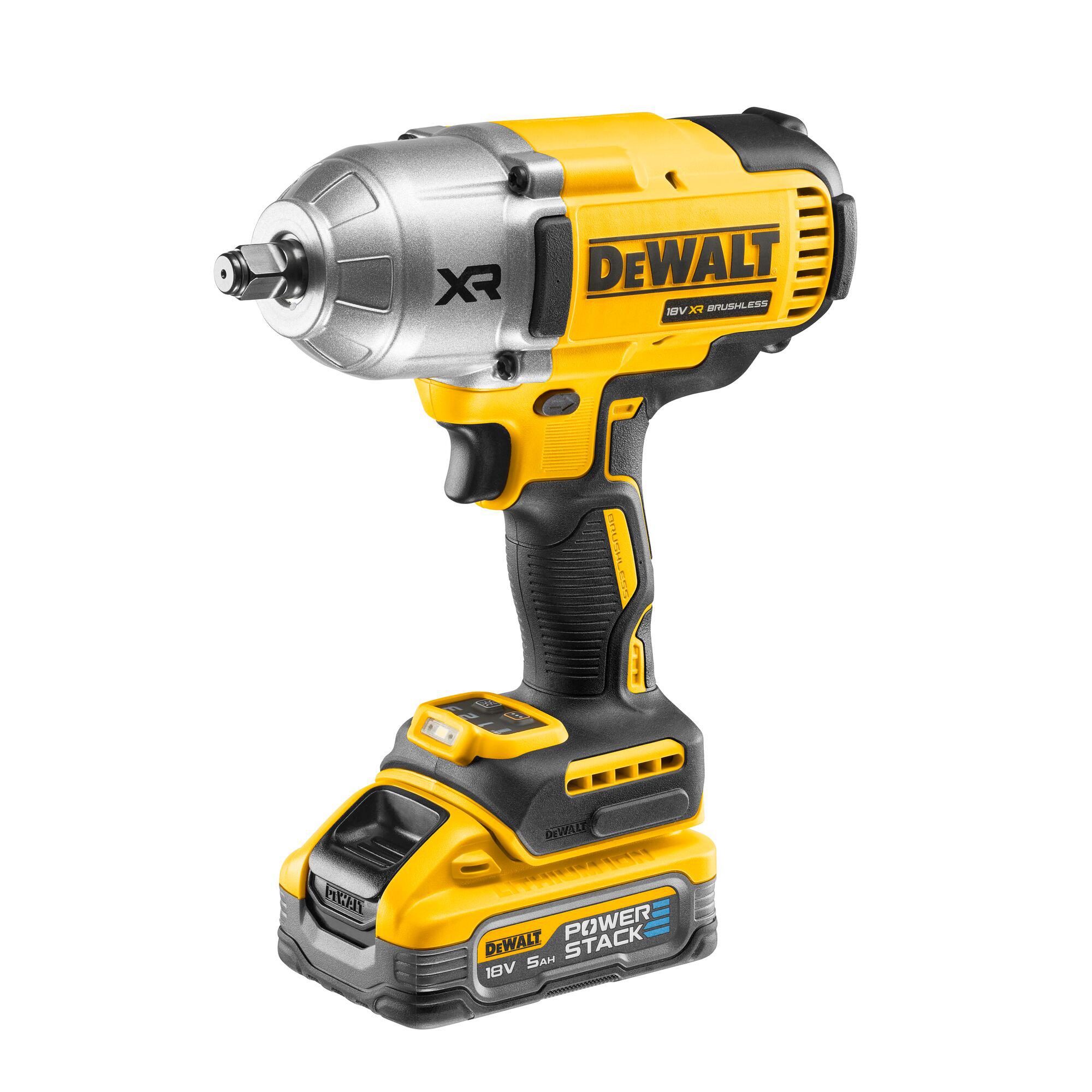 DeWALT 1/2 in 18V, 5Ah Impact Wrench Type G - British 3-Pin