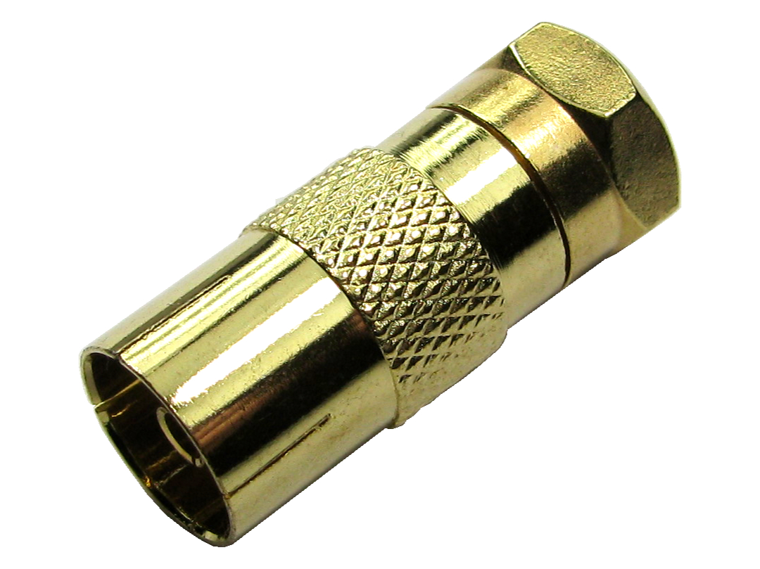 RS PRO TV Aerial Connector Male to Female, Cable Mount