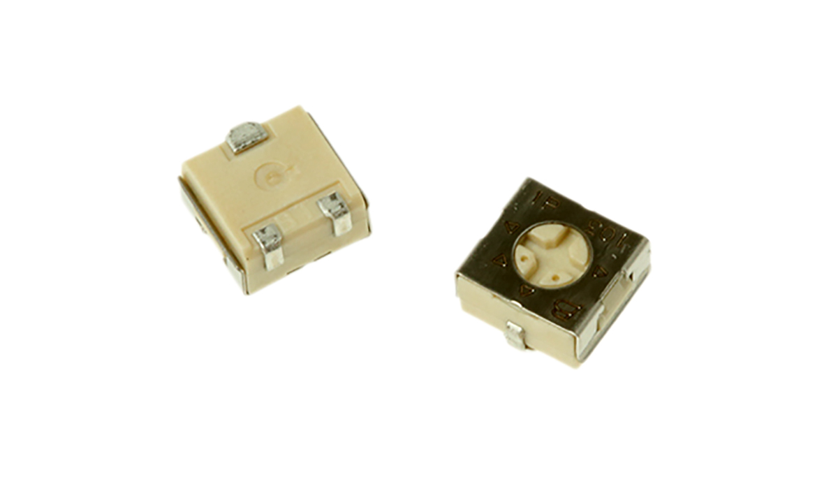 10kΩ, SMD Trimmer Potentiometer 0.25W Top Adjust Bourns, 3314
