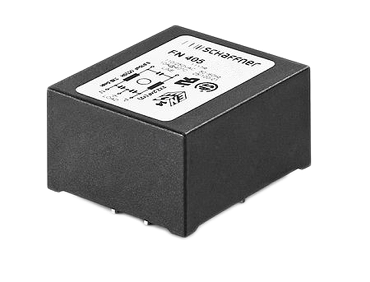 Schaffner, FN405 3A 250 V ac 400Hz, PCB Mount EMI Filter, Pin, Single Phase