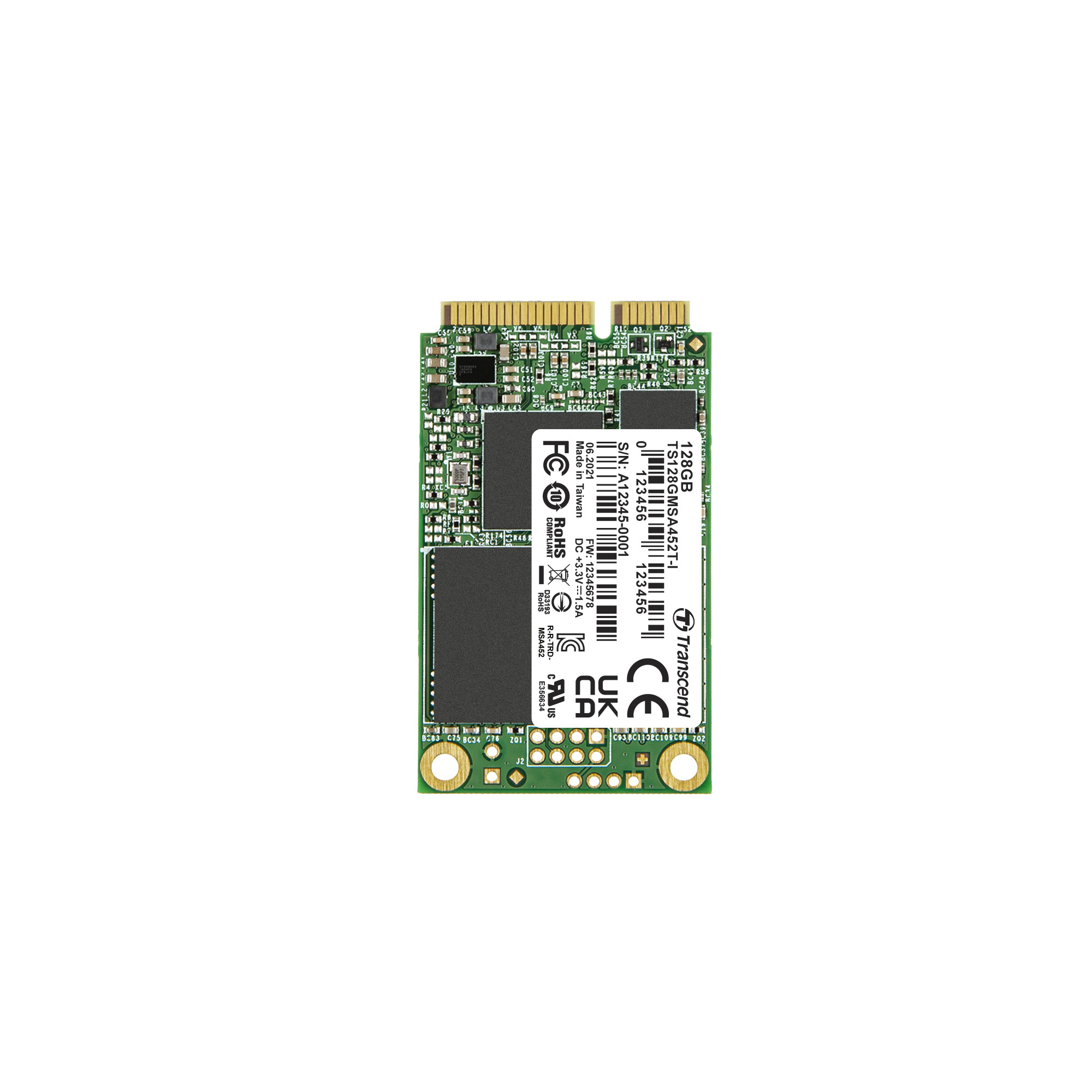 Transcend MSA452T-I mSATA Internal SSD