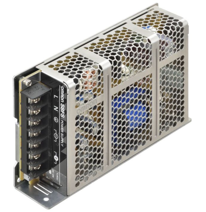 Omron Switching Power Supply, S8FS-C15024J, 24V dc, 6.5A, 150W, 1 Output, 100 → 240V ac Input Voltage
