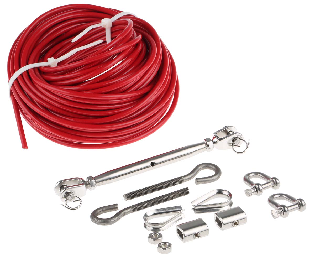RS PRO Rope Pull Switch Cable, 15m