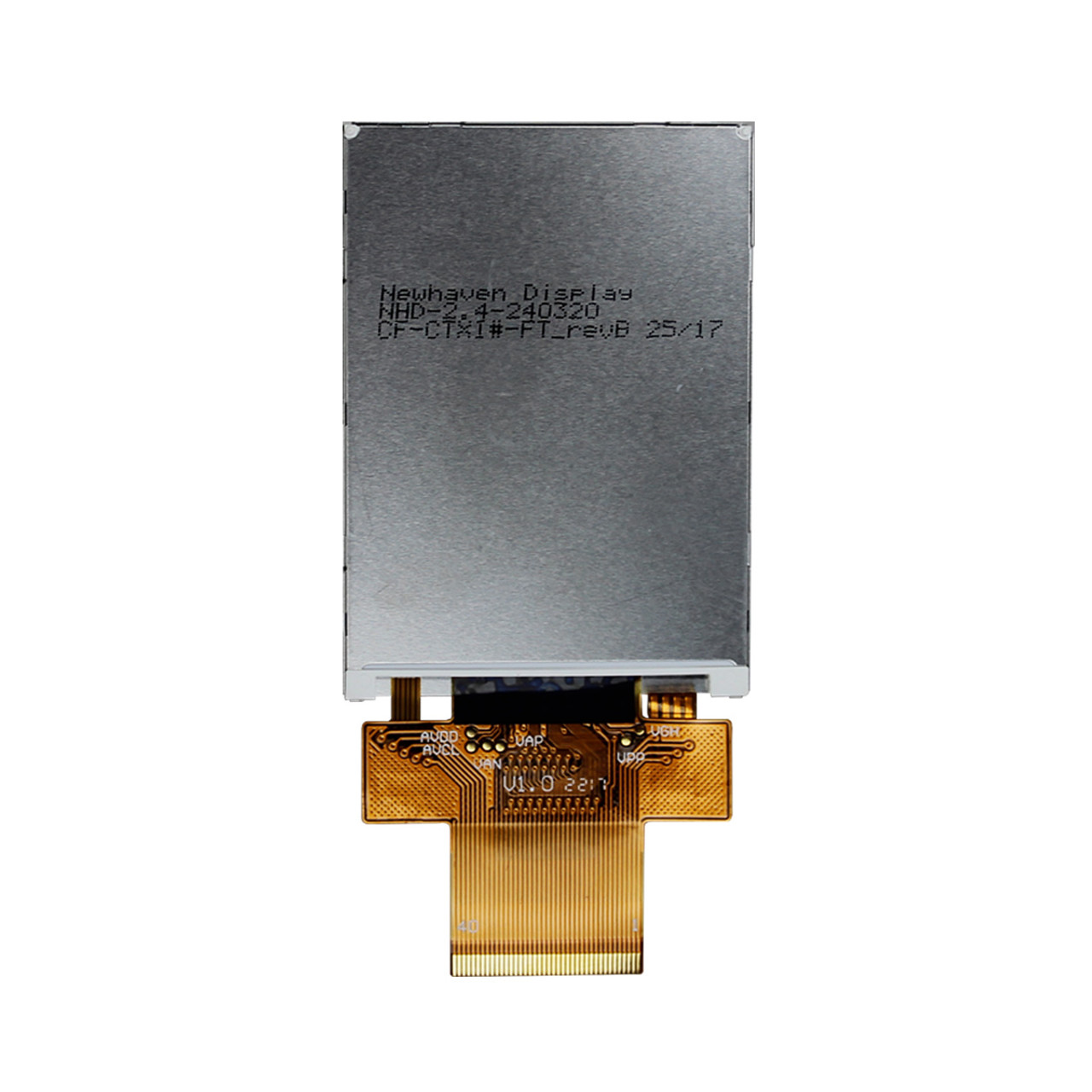 NEWHAVEN DISPLAY INTERNATIONAL NHD-2.4-240320CF-CTXI#-FT TFT LCD Colour Display / Touch Screen, 2.4in, 240 x 320pixels