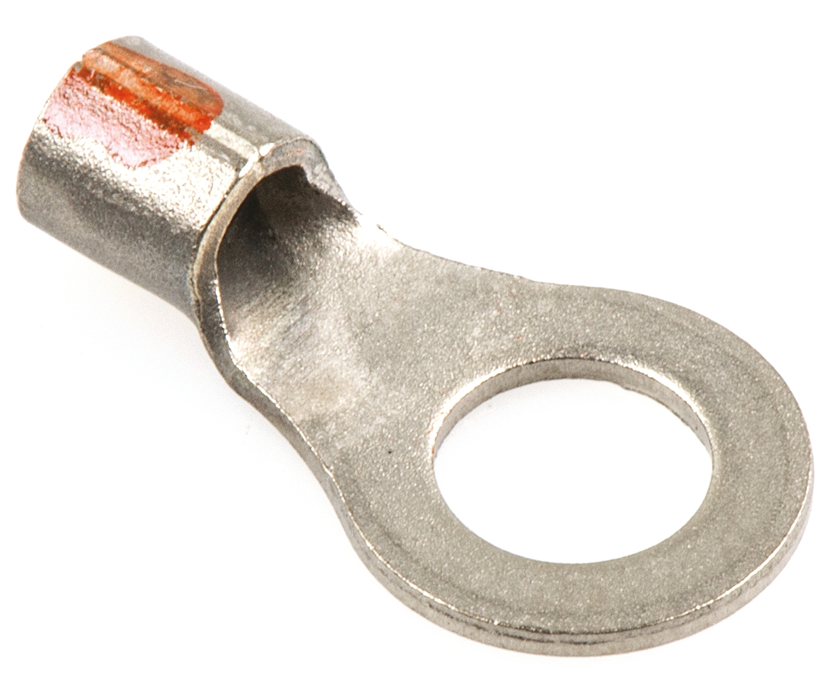 TE Connectivity, STRATO-THERM Uninsulated Ring Terminal, M5 Stud Size, 1mm² to 2.6mm² Wire Size
