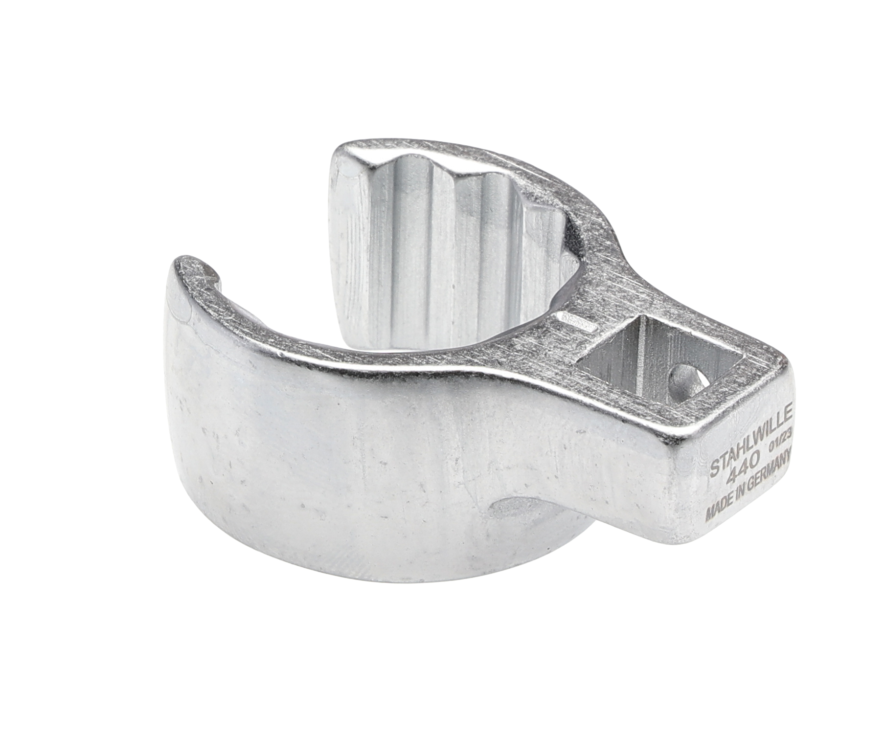 STAHLWILLE 440A Series Crow Foot Crowfoot Wrench, 1 in, 3/8in Insert, Chrome Plated Finish