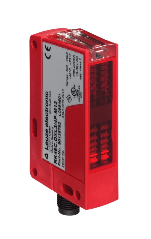 Leuze Retroreflective Photoelectric Sensor, Rectangular Sensor, 0.4 → 4 m Detection Range