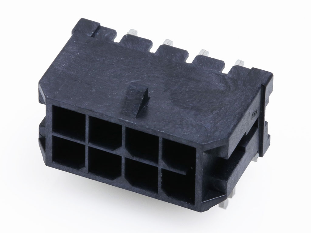Molex 218216 Series Right Angle Surface PCB Header, 6 Contact(s), 3 mm Pitch, 2 Row, Shrouded