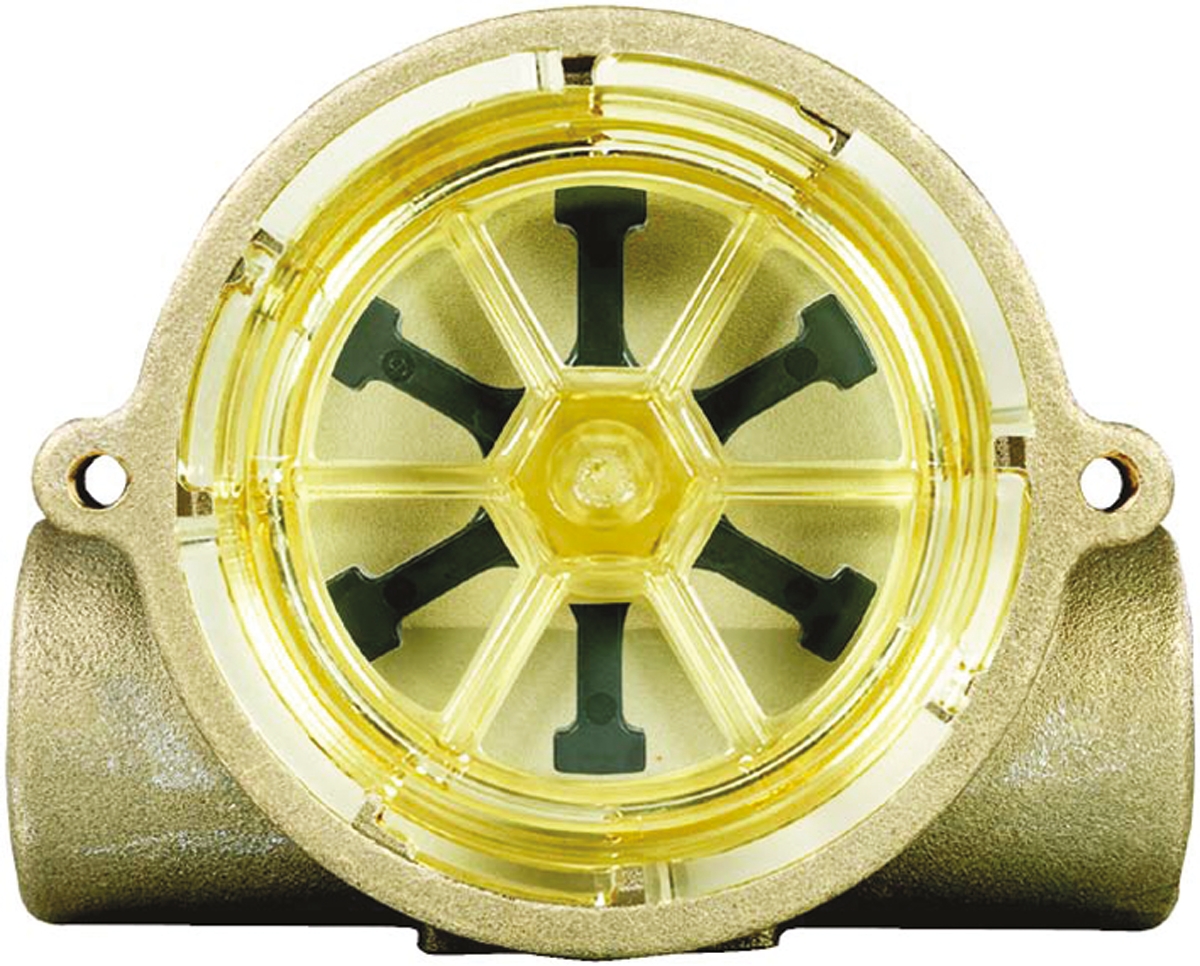Gems Sensors RFS Series RotorFlow Electronic Flow Sensor for Liquid, 2 L/min Min, 20 L/min Max