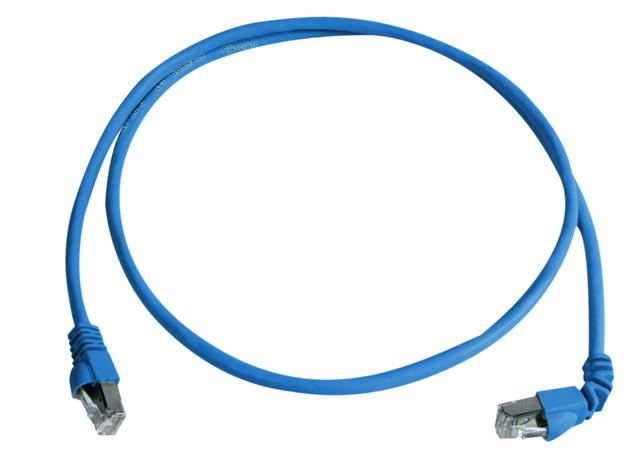 Telegartner, 1m Cat6a, Blue RJ45 to Male RJ45 Male, S/FTP Shielded, Terminated LSZH Sheath