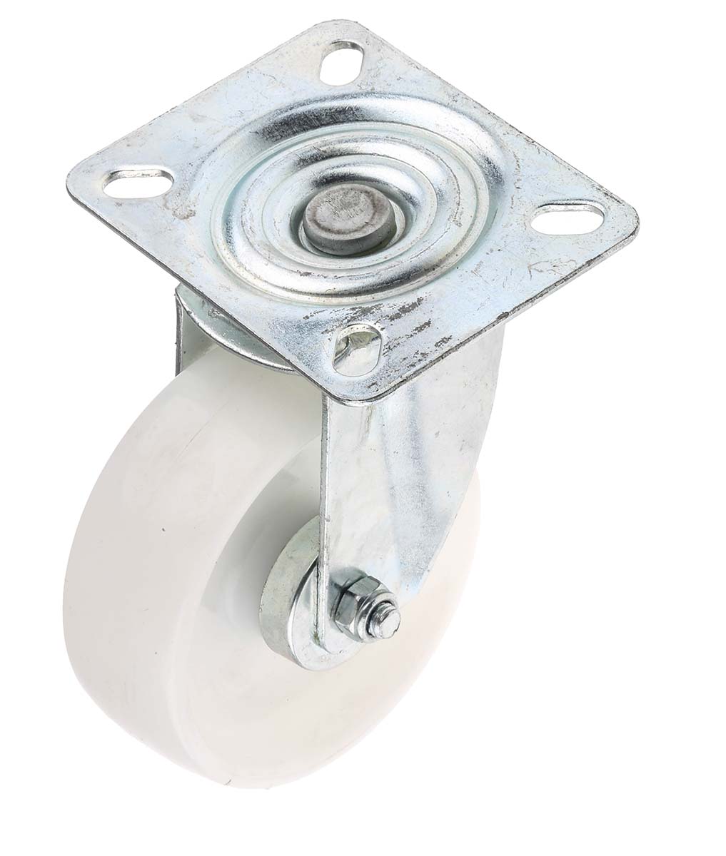 RS PRO Swivel Castor Wheel, 125kg Capacity, 100mm Wheel