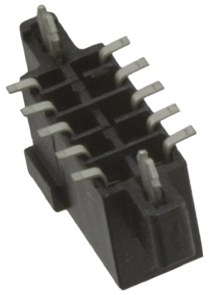 TE Connectivity AMPMODU System 50 Series Straight Surface Mount PCB Socket, 10-Contact, 2-Row, 1.27mm Pitch, Solder