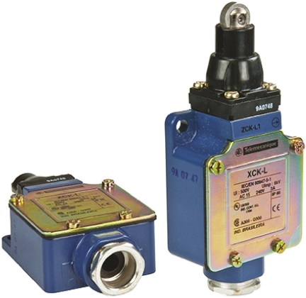Telemecanique Sensors XCKL Series Roller Plunger Limit Switch, NO/NC, IP66, SPDT, Zinc Alloy Housing, 240V ac Max, 10A