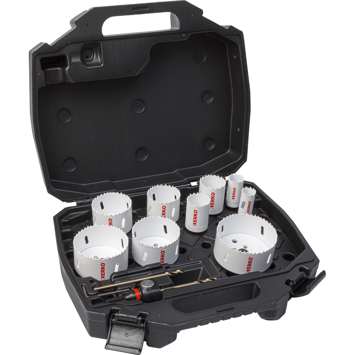 ERKO Bimetal 22 → 86mm Hole Saw Set