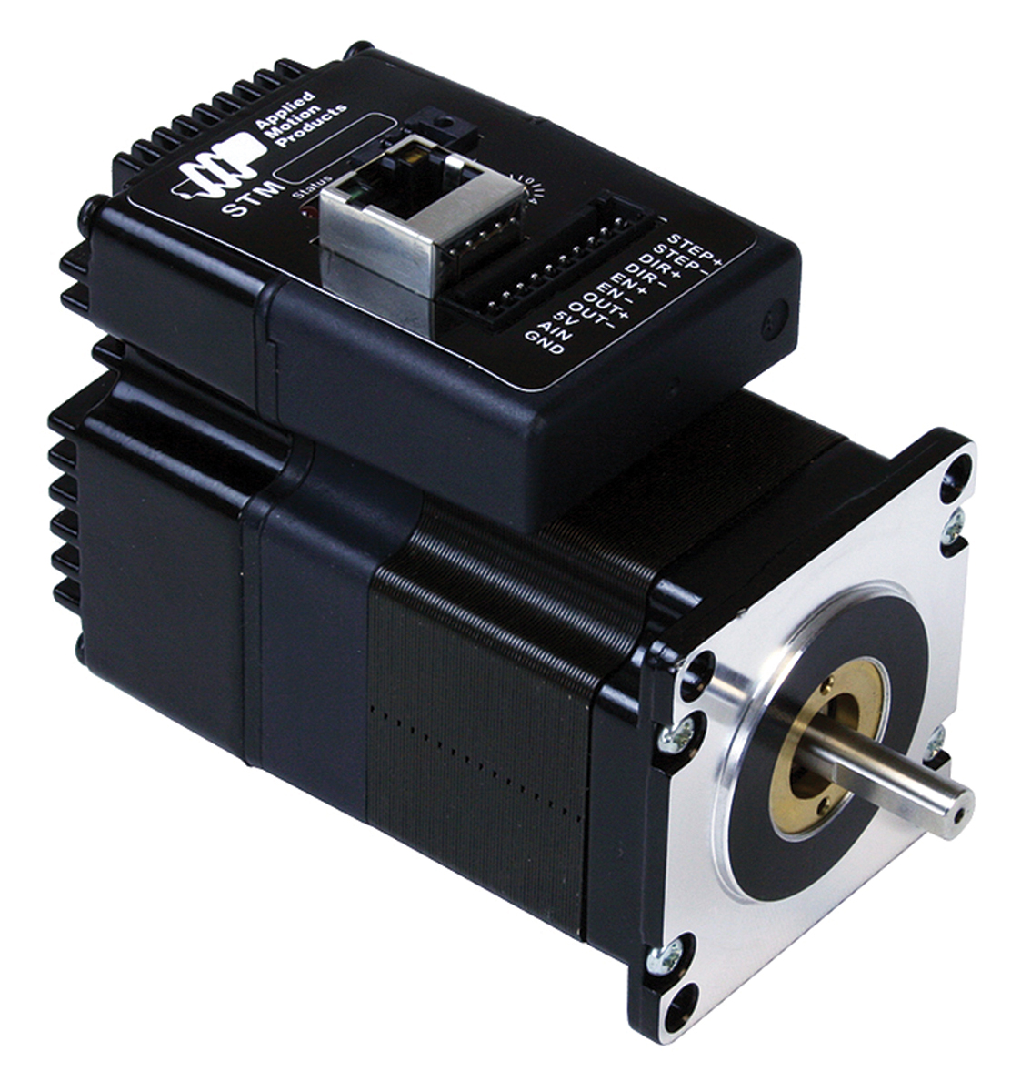 Applied Motion Systems STM Series Dual Hybridge Stepper Motor, 0.88Nm Torque, 12 → 70 V, 1.8°, 42mm Frame,