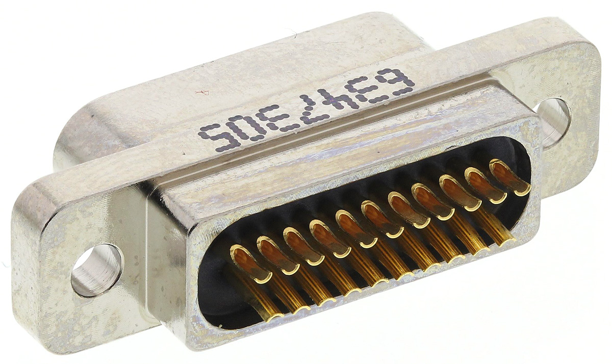 Glenair MWDM 21 Way Panel Mount D-sub Connector Socket