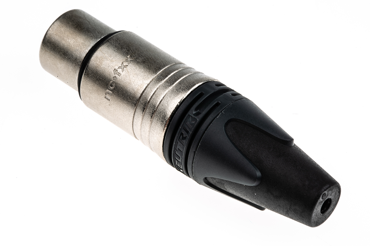 Neutrik Cable Mount XLR Connector, Female, 50 V, 4 Way, Silver over Nickel Plating