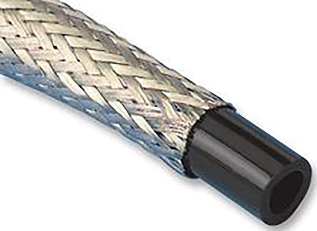 TE Connectivity Expandable Braided Nickel Plated Copper Alloy Cable Sleeve, 6mm Diameter, 10m Length, RayBraid Series