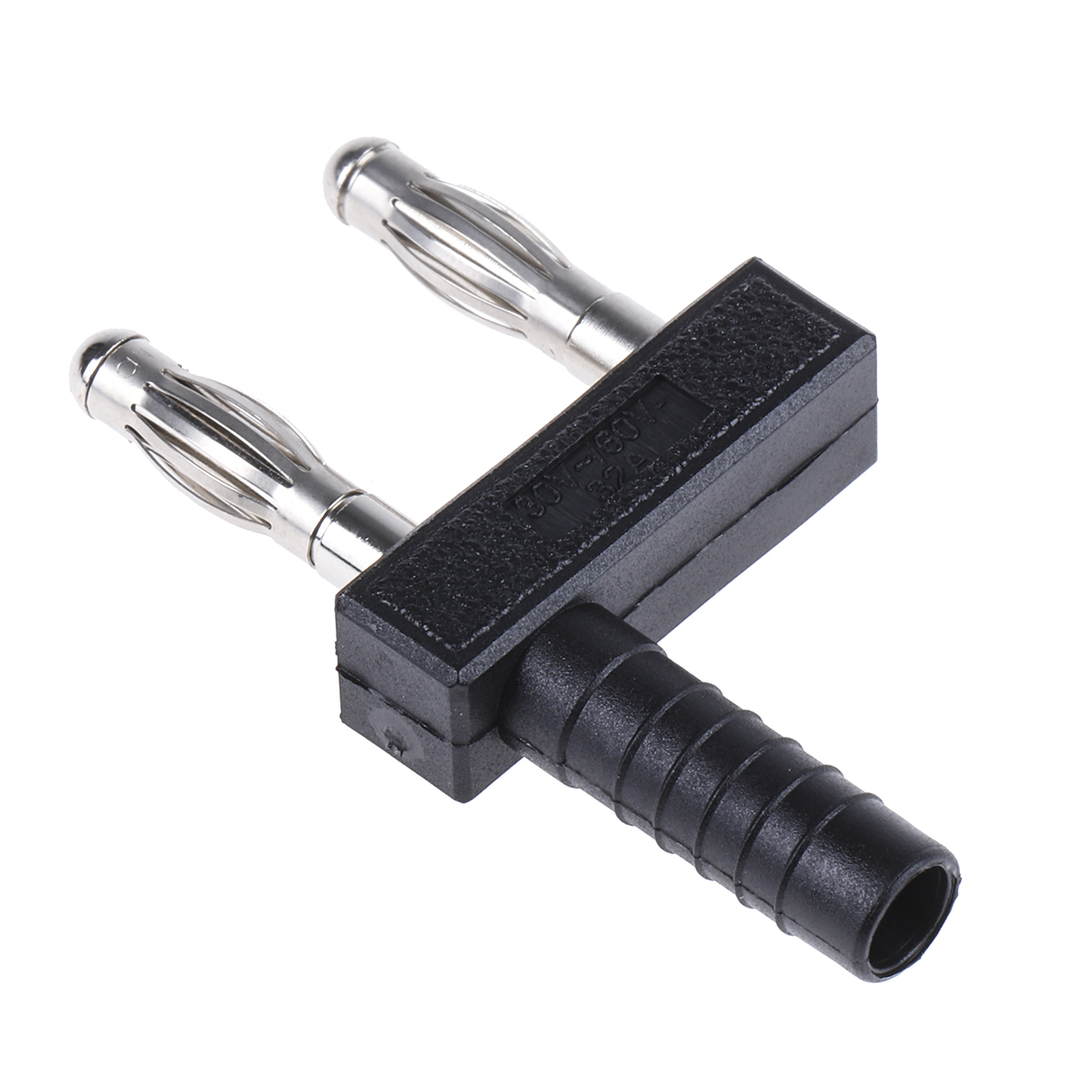 Staubli Black Male Banana Plug, 4 mm Connector, 32A, 30 V, 60V dc, Nickel Plating