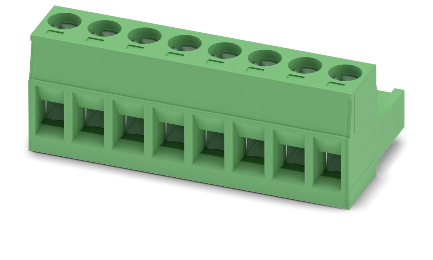 Phoenix Contact, 5mm Pitch, MSTB 2.5/ 8-ST, 8 Way, , Pluggable Terminal Block, Plug, Plug-In, Screw Termination, 1754562