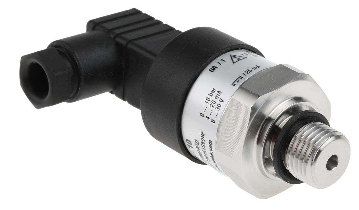 WIKA A-10 Series Pressure Sensor, 0bar Min, 10bar Max, Analogue Output